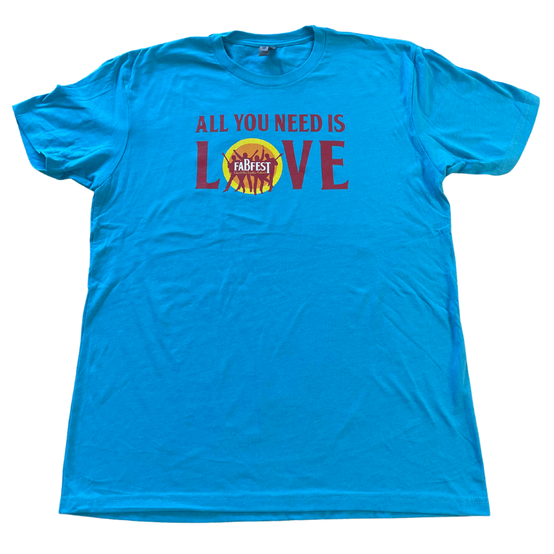 T-Shirt - FabFest LOVE - Blue - Women's Cut