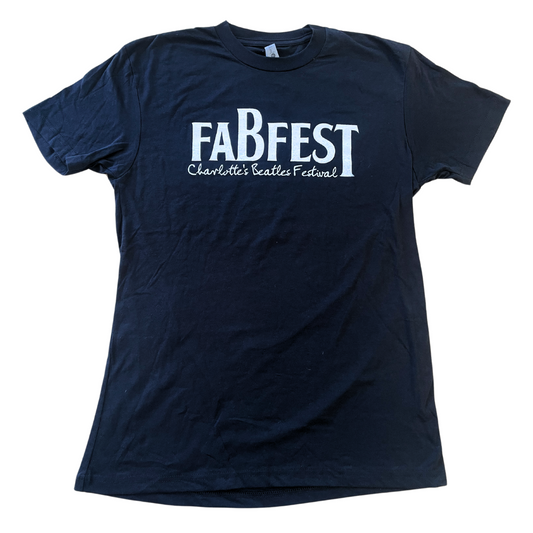 T-Shirt - FabFest - Black w/ White Logo - Kids