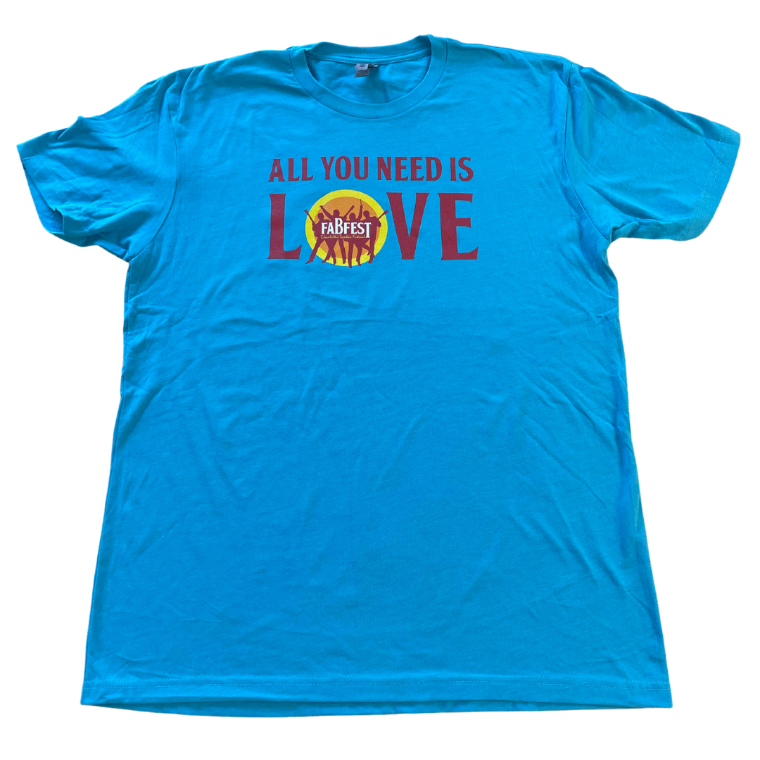 T-shirt - FabFest LOVE - Blue - Kids